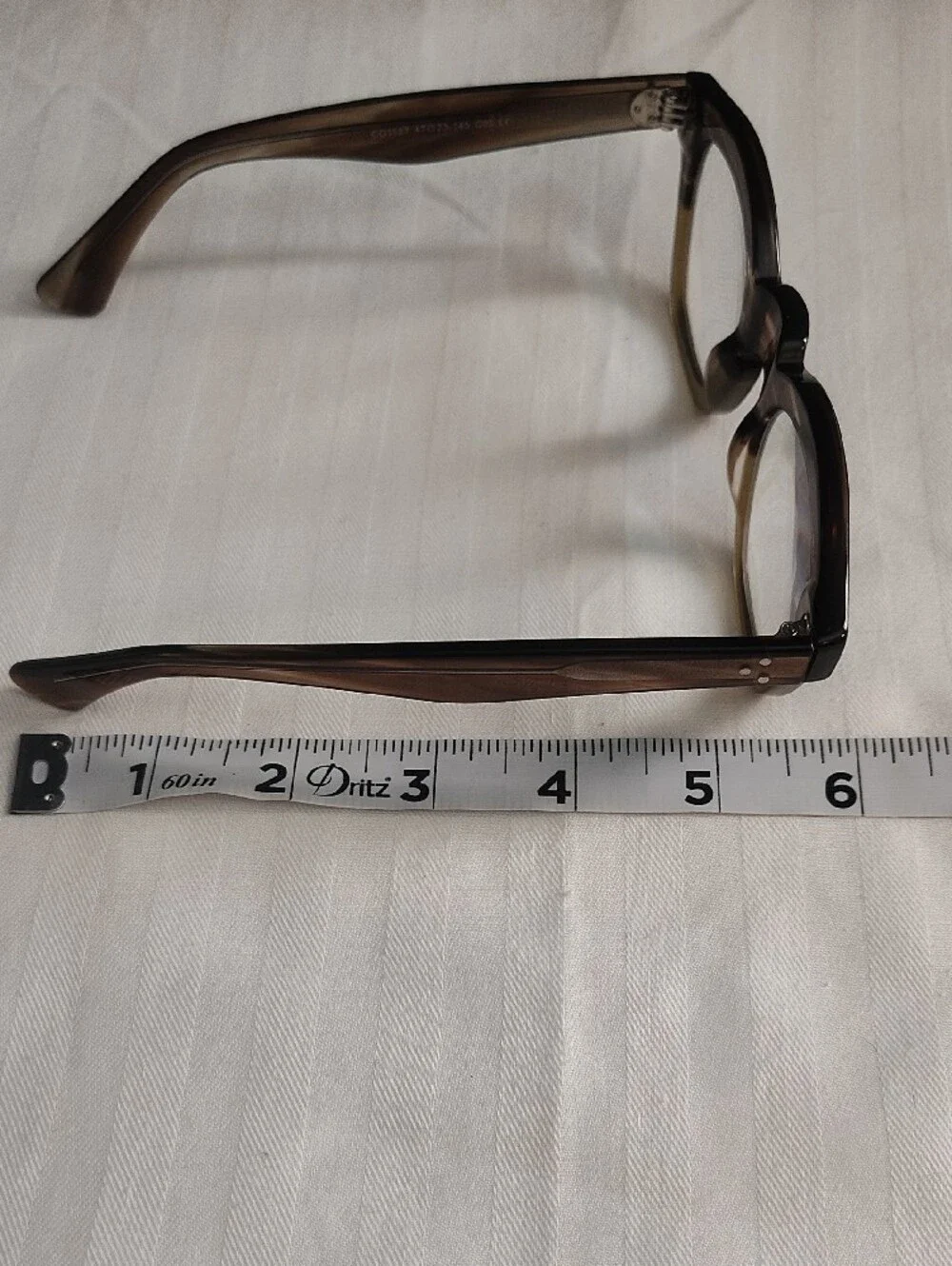 Executive Academia Chunky Green/Tortoise Keyhose Nose Oversized Optical Glasses